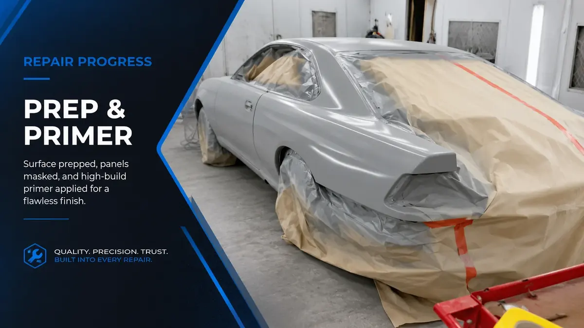 Bodyshop prep and primer work
